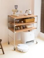 JC 청소년 굿 스위핑 머신 수납 선반 구름 고래 돌 위 코보스 모핑 랙 고양이 변기 상자 수납 선반 - 이미지 5