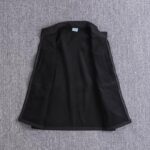 외국 무역 조끼 남성 가을 민소매 플러스 벨벳 조끼 야외 레저 소프트 쉘 조끼 새로운 다중 포켓 스탠드 칼라 조끼 - 이미지 2