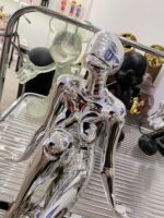 가벼운 고급 전기 도금 소라야마 지 기계 여신 장식품 손으로 만든 첨단 기술 거실 입구 사무실 장식 - 이미지 5