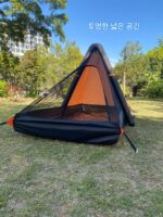 싱글 팽창식 텐트 야외 캠핑 더블 레이어 방수 휴대용 접이식 야외 하이킹 낚시 - 이미지 3