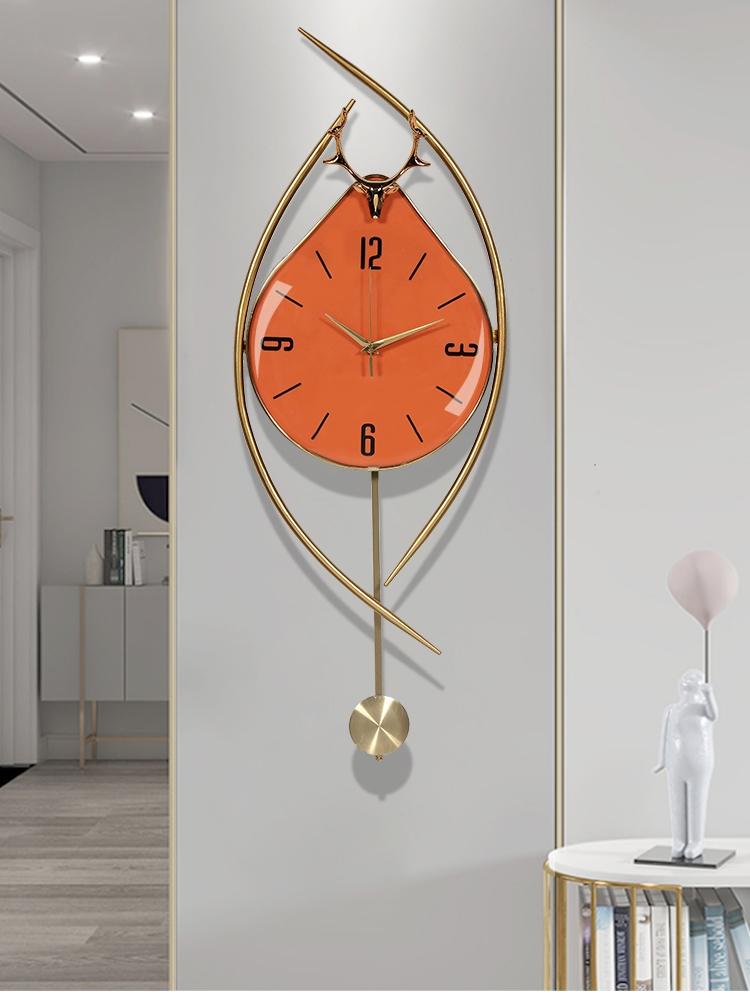 main_683829872715_0-1 벨 커버가 있는 노르딕 스타일 3D 스테레오 시계 거실 벽시계 침실 모던 심플 태양 운동 크리에이티브 벽시계 - 이미지 1