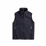 외국 무역 가을과 겨울 남성 새로운 플러스 벨벳 조끼 야외 스탠드 칼라 소프트 쉘 레저 스포츠 조끼 민소매 블랙 조끼 - 이미지 5