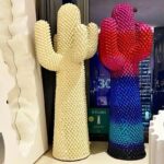 인터넷 셀러브리티 시뮬레이션 선인장 행거 조각품 가게 디스플레이 트렌드 야외 홈 거실 장식 바닥형 대형 장식품 - 이미지 4