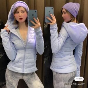 루루레몬 다운 포 잇 올 재킷 요가 캐주얼 구스 다운 재킷
