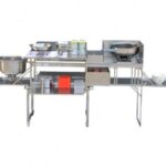 야외 모바일 주방 접이식 테이블 캠핑장 스토브 조리용품 자동차 자율 주행 장비 보관함 - 이미지 4