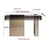 가볍고 고급스러운 이탈리아 스타일 현관 홀 캐비닛 디자이너 크리에이티브 엔드 테이블 스테인리스 스틸 정사각형 테이블 현관 홀 홀 테이블 - 이미지 5