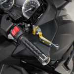 Haojue UHR150 개조 알루미늄 합금 브레이크 호른 조절식 접이식 핸들 레버 주차 핸드브레이크에 적용 가능 - 이미지 5