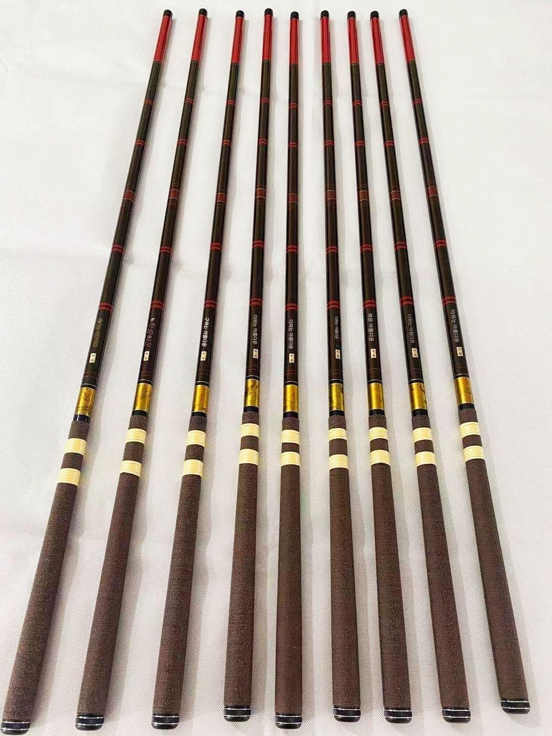 main_685121760491_0-1 다반란 2세대 레트로 모조대나무 초경량 28구 낚시 종합 잉어낚싯대 레저 야생낚싯대 - 이미지 1