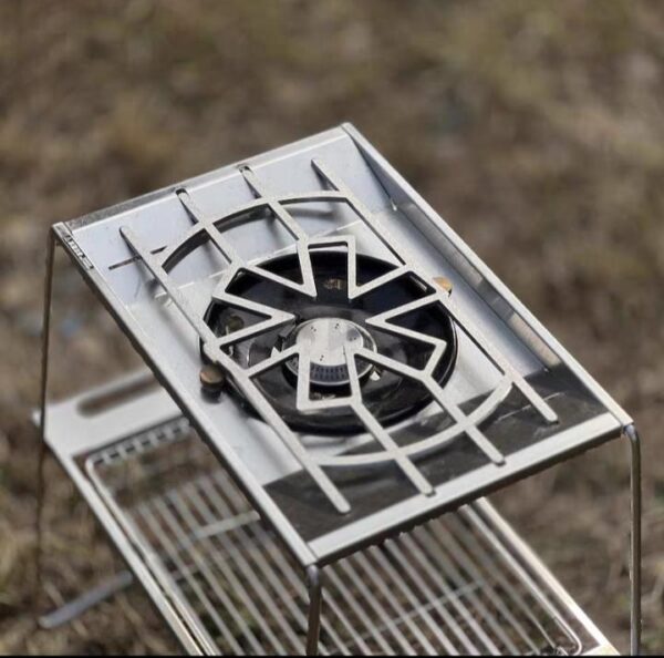 야외 캠핑 피크닉 쉐펑 GS450 전용 2단 테이블 스토브 테이블 프레임 접이식 자율 주행 장비 보관