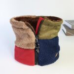 수출 일본 싱글 가을과 겨울 따뜻한 스카프 남성과 여성 패션 플러스 벨벳 지퍼 목 커버 여성 야외 방풍 목 스카프