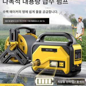 충전식 물 펌프 자동 관개 고출력 농업 관개 소규모 채소밭 리튬 배터리 야외 관개 인공물