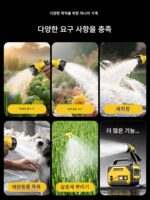 충전식 물 펌프 자동 관개 고출력 농업 관개 소규모 채소밭 리튬 배터리 야외 관개 인공물 - 이미지 5