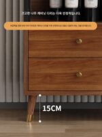 새로운 중국식 소형 와인 캐비닛 조합 거실 홈 벽 현대식 단순 좁은 측면 캐비닛 유리문 소형 아파트 진열장 - 이미지 5