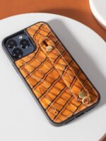 HANATORA Flower Tiger는 Apple 16/15promax 모바일 폰 케이스에 적합합니다. 끈 손목 받침대 정품 가죽 남성 및 여성 14plus/13/12 올인클루시브 낙하 방지 고급 카드 - 이미지 5