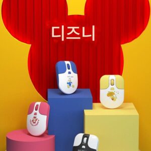 디즈니 디즈니 어린이 마우스 블루투스 2.4 무선 듀얼모드 학생용 소형 미니 귀여운 만화 컬러