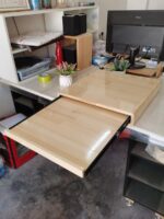 맞춤형 서랍 캐비닛 풀아웃 워크벤치 트렁크 확장 플랫폼 슬라이드 플레이트 캠핑 피크닉 스톨 랙