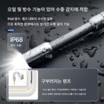 수도관 검사 및 준설용 고화질 산업용 파이프라인 내시경, 회전 가능, 방수, 조명, 카메라, 뷰잉 검출기 포함 - 이미지 4