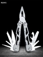 전강철 중공 다기능 플라이어 접이식 칼 휴대용 캠핑 비상용 조합 도구 미니 다목적 장비
