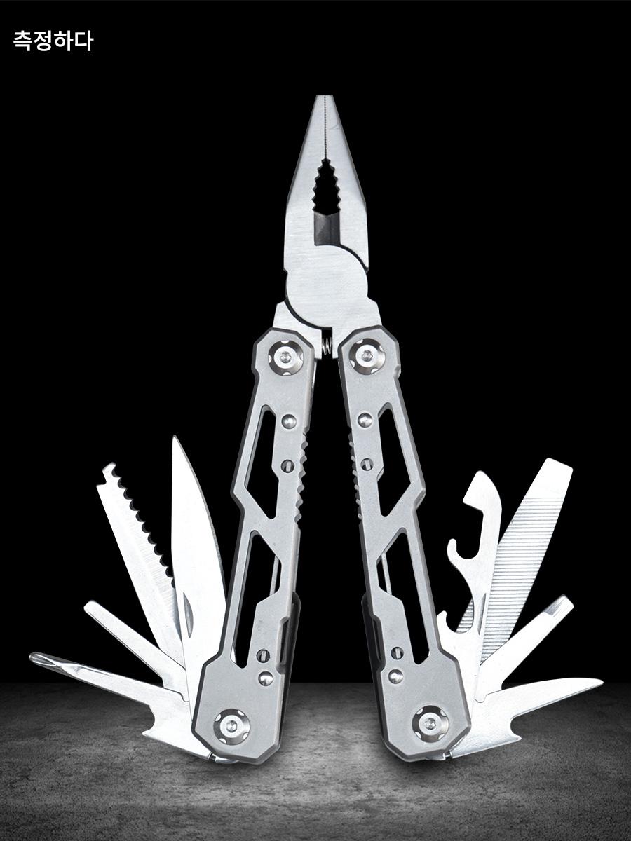 main_687724527000_0-1 전강철 중공 다기능 플라이어 접이식 칼 휴대용 캠핑 비상용 조합 도구 미니 다목적 장비 - 이미지 1
