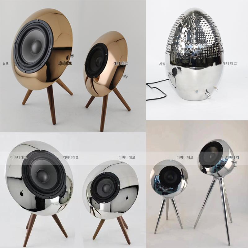 main_687782168431_0-1 디자이너 블루투스 스피커 크리에이티브 스테인리스 스틸 아트워크 스피커 모델 룸 영업 사무실 연구 추상 장식품 - 이미지 1