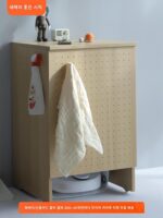 샤오무량핀 청소 로봇 수납장 윈징 에코백스 사이드 캐비닛 청소 수납장 진공 청소기 가사 캐비닛