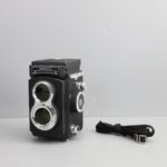 모던 심플 트윈렌즈 레플렉스 카메라 모델 모델 룸 스터디 룸 장식 소품 음악 테마 소프트 장식 디자인 - 이미지 4