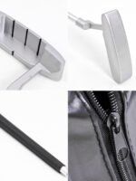 분리형 4단 클럽 트레이닝 용품 자동 볼 리턴 기능이 있는 실내 사무실 골프 퍼팅 연습 세트 - 이미지 4