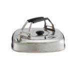 일본산 사각 주전자 스테인리스 스틸 야외 캠핑 휴대용 플랫 벨트 필터 티포트 온수 주전자 홈 - 이미지 5