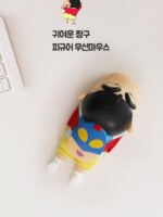 한국 정품 크레용신짱 다이나믹 슈퍼맨 USB 무선 마우스 블루투스 피카츄 듀얼모드 마우스 재고 있음 - 이미지 2