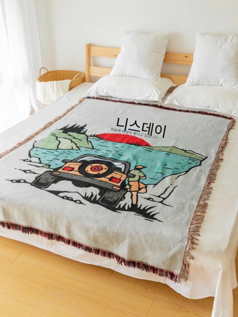 main_689666406238_0-1 외국 무역 캠핑 장비 카펫 오프로드 차량 산악 트레킹 침대 담요 피크닉 장소 휴대용 방습 매트 트렁크 매트 - 이미지 1