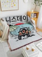 외국 무역 캠핑 장비 카펫 오프로드 차량 산악 트레킹 침대 담요 피크닉 장소 휴대용 방습 매트 트렁크 매트 - 이미지 3