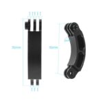 Gopro 알루미늄 합금 연장 막대 DJI 스포츠 카메라 헬멧 짧은 곡선 막대 헬멧 확장 암 브라켓에 적합 - 이미지 2