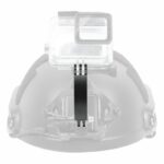 Gopro 알루미늄 합금 연장 막대 DJI 스포츠 카메라 헬멧 짧은 곡선 막대 헬멧 확장 암 브라켓에 적합 - 이미지 4