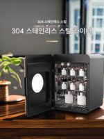 데스크탑 컵 보관 다도 소독 캐비닛 티컵 티세트 스페셜 테이블 소규모 사무실 상업용 소독 캐비닛 - 이미지 2