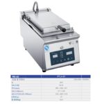 체인점 프라이팬 스티커 머신 상업용 주철 전자동 일본식 프라이팬 만두 머신 프라이팬 전기 가열 싱글 헤드 더블 헤드 프라이팬 빵 - 이미지 3