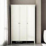 크림 스타일 발코니 홀 보드 하우스키핑 캐비닛 코보스 스위핑 로봇 기지국 보관 캐비닛 진공 청소기 청소 캐비닛 - 이미지 2