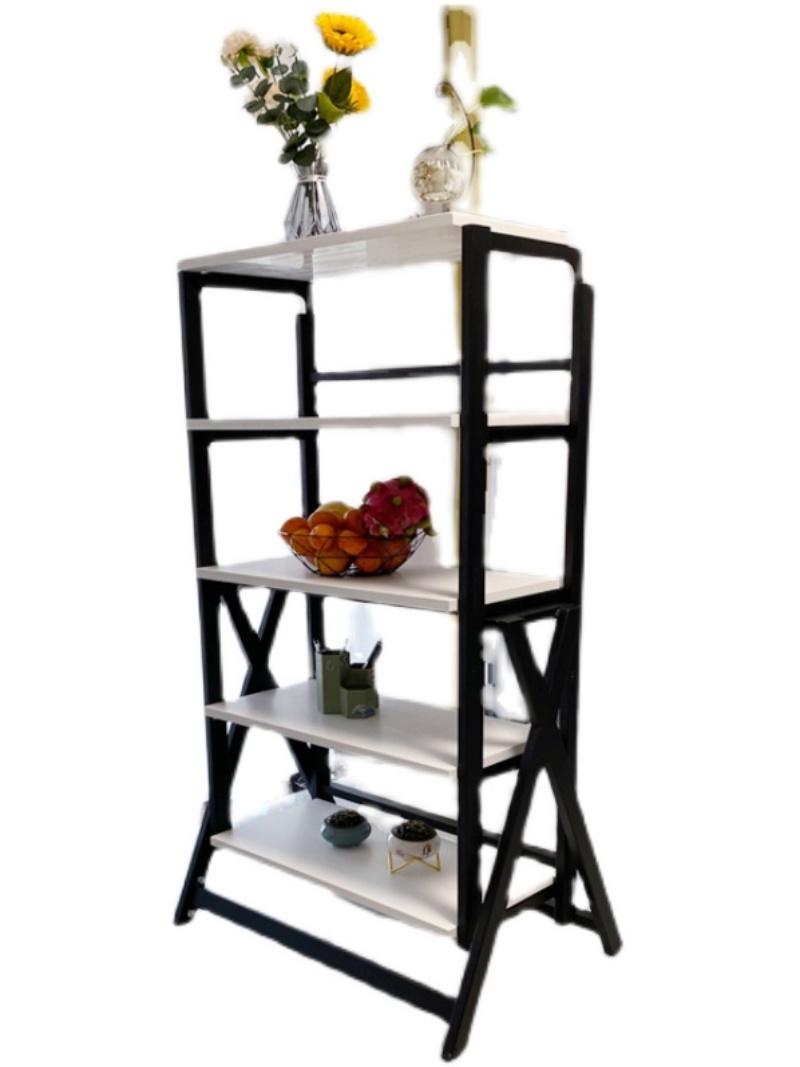 main_692599117439_0-1 접이식 테이블 변형 식탁 소형 아파트 다기능 랙 접이식 회전 꽃 스탠드 다목적 접이식 견고한 목재 - 이미지 1