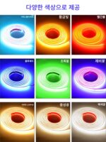 수중 COB 실리콘 라이트 스트립 24Vled 실외 방수 IP68 접착제 충전 없음 라이트 스팟 유연한 선형 라이트 스트립 수영장 - 이미지 4