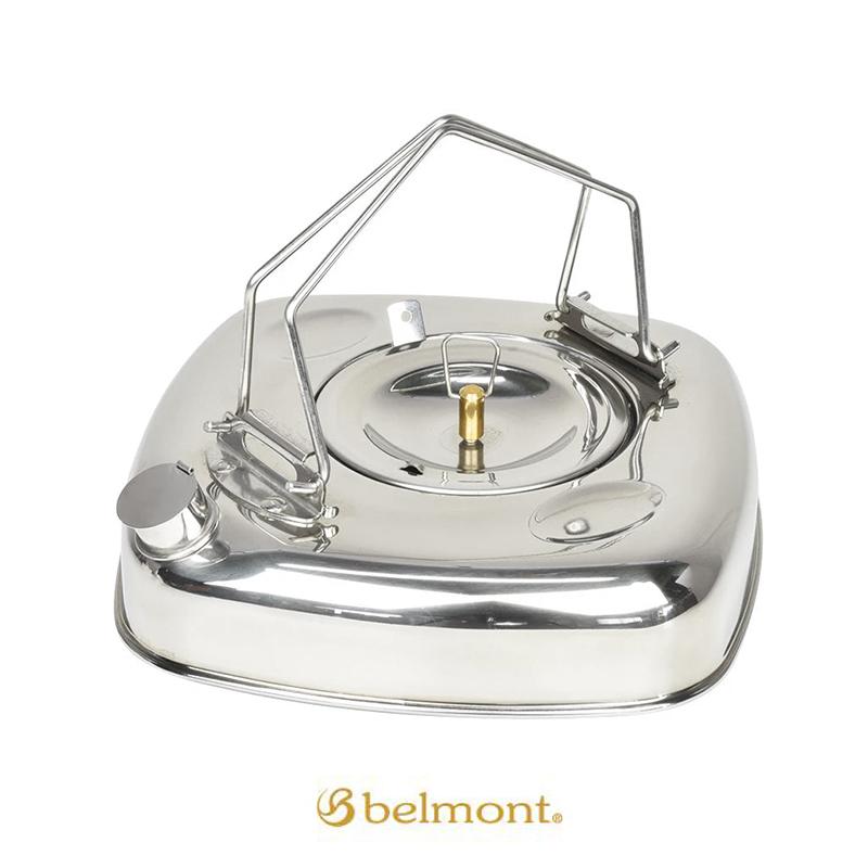 main_693107365357_0-1 일본산 벨몬트 야외 캠핑용 스테인리스 스틸 사각 주전자, 티필터 포함 차와 커피 우려내기용 - 이미지 1