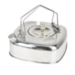 일본산 벨몬트 야외 캠핑용 스테인리스 스틸 사각 주전자, 티필터 포함 차와 커피 우려내기용 - 이미지 5