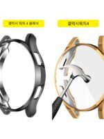 COMLYO 세트 삼성 갤럭시 워치 6 5 4 워치용 스테인리스 스틸 손목 밴드 TPU 케이스 포함