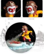 드라이아이스 크리에이티브 식기 호텔 특성 예술적 컨셉 테이블 세팅 개인용 접시 개인 셰프 인터넷 유명인 가재 원숭이 왕 서유기 - 이미지 3