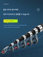 초단거리 미니 루어낚싯대 세트 풀세트 m/ml 워터드롭 휠 텔레스코픽 호스마우스 휴대용 루어낚싯대 - 이미지 5