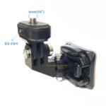 CASE 스포츠 카메라 헬멧 사이드 브라켓 곡면 접착 고정 소니 인스타360 액세서리에 적합 - 이미지 4