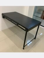 다기능 접이식 테이블 소형 아파트 벽면 테이블 홈 텔레스코픽 매달린 선반 책꽂이 거실 벽면 장착 식탁 - 이미지 2