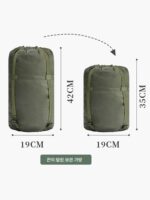 야외 다기능 남녀용 내한성 망토 캠핑 다목적 방풍 보온 해먹 랩 커버 해먹 침낭 - 이미지 3