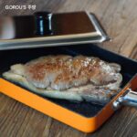 우랑 SF 익스프레스 일본 브랜드 커버드 타마고야키 플랫 바텀 노스틱 팬 프라이드 에그 가스 인덕션 쿠커 - 이미지 2