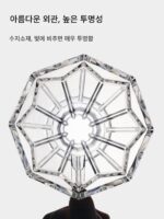 팔각형 크리스탈 다이아몬드 필터 컵 휴대용 야외 커피 필터 컵 수제 커피 포트 필터 드립 포트 세트 - 이미지 2