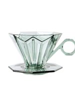 팔각형 크리스탈 다이아몬드 필터 컵 휴대용 야외 커피 필터 컵 수제 커피 포트 필터 드립 포트 세트 - 이미지 5