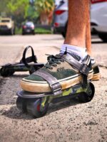 출퇴근, 반려견 산책, 접이식 휴대용 전기 스케이트보드에 적합한 AIRTRICK 전기 롤러 스케이트 - 이미지 5